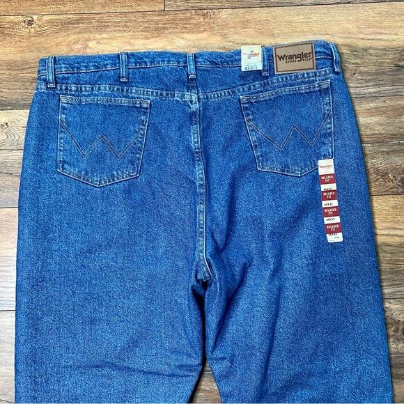NWT Wrangler lined Blue Jeans 46x32 INSULATED NEW Pants - Picture 10 of 10